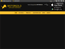 Tablet Screenshot of motorgold.net